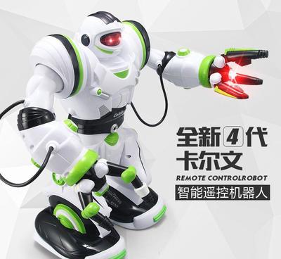 【锋源 全新升级罗本艾特卡尔文遥控跳舞智能语音机器人变形】价格_厂家_图片 -